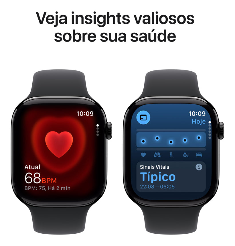 Apple Watch Series 11 GPS + Cellular - Caixa preta brilhante de alumínio – 46 mm - Imagem 5