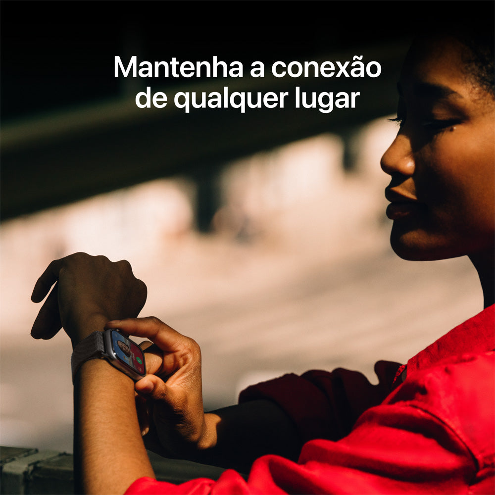 Apple Watch Series 11 GPS + Cellular - Caixa preta brilhante de alumínio – 46 mm - Imagem 7