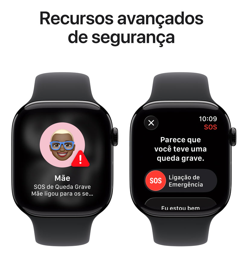 Apple Watch Series 11 GPS + Cellular - Caixa preta brilhante de alumínio – 46 mm - Imagem 6